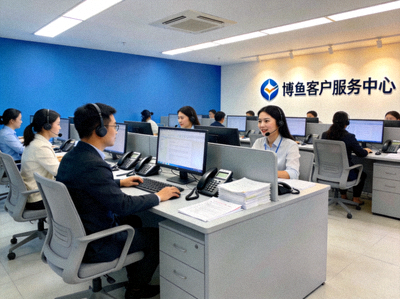 博鱼客户服务中心工作场景